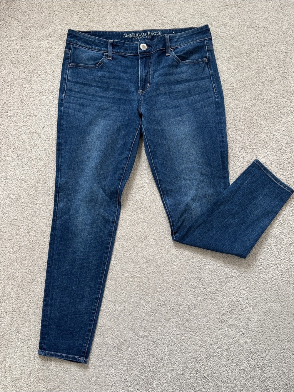 AEO super super stretch skinny jeans
